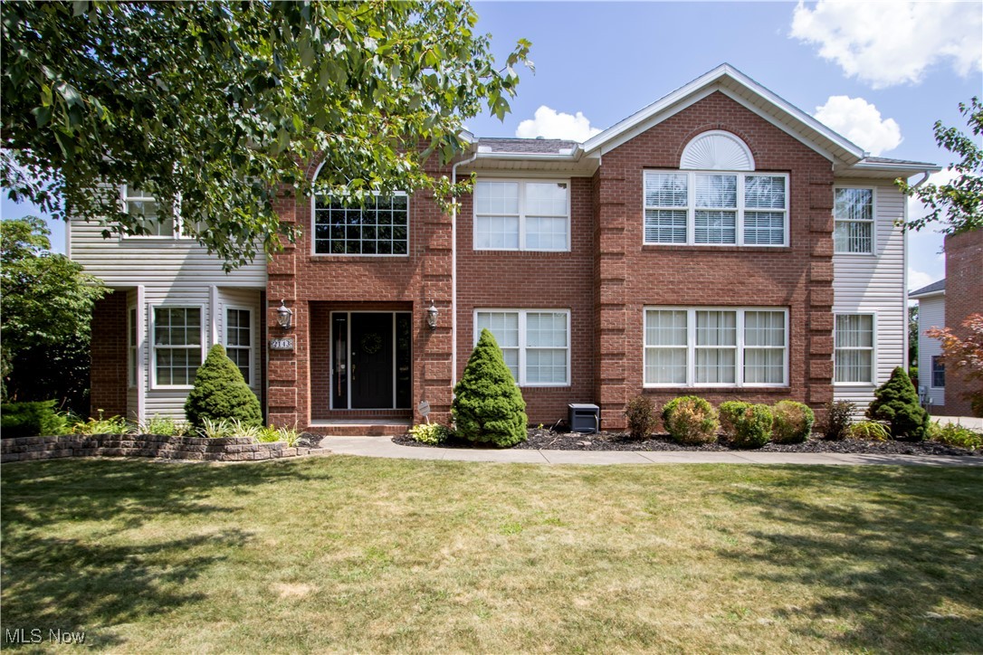 Welcome to this stunning, well-maintained home that perfectly blends luxury and comfort. This spacious residence features 4 bedrooms and 3.5 baths, with high-end finishes and an exceptional floor plan designed for modern living. Step inside and be greeted by the dramatic, two-story great room, flooded with natural light and perfect for entertaining or relaxing. The chef's kitchen boasts high-end finishes and is flanked by a breakfast nook. For added convenience, the first-floor laundry room is just off the kitchen. The generous master suite is a true retreat, offering a tranquil space to unwind at the end of the day. Three additional, spacious bedrooms provide plenty of room for family and guests and share a hall bath. The finished lower level is an incredible bonus, featuring a kitchenette, full bath and large family room that makes it ideal for movie nights, a home gym, or a guest suite. Outside, you'll find an amazing yard, meticulously maintained and ready for outdoor activities and gatherings. The large deck is perfect for entertaining or just relaxing The side-entry garage adds to the home's impressive curb appeal. This property is a testament to quality craftsmanship and thoughtful design, offering a neat and clean living environment that is truly move-in ready. Don't miss your chance to own this exceptional home!
