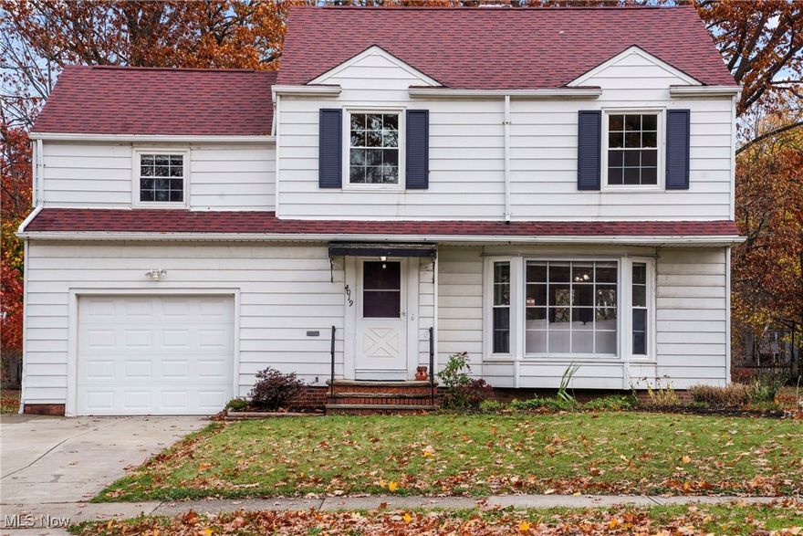 Spacious 1953 Colonial now available in South Euclid. This beautiful midcentury property features suburban
convenience while being cradled in the best of NE Ohio's natural landscape. It sits less than 5 miles from an
abundance of conveniently located resources, including Beachwood Place, Legacy Village, Whole Foods Market, a Golf
Course, Metro Parks, a Hospital, a dog park, a splash pool, baseball fields, soccer fields, and basketball and tennis
courts. The property itself has a long list of features, including hardwood floors throughout, a balcony, a covered deck,
a large, fully fenced-in backyard, built-ins, extra cabinet space in the kitchen, a bay window, a fireplace, and a patio!
You will feel right at home here. Schedule your showing today.