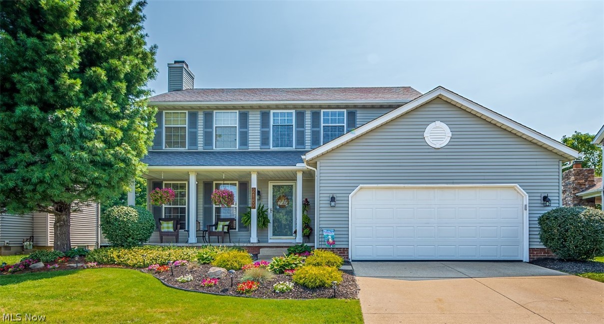 Welcome home to this beautifully maintained and move in ready home!! This home is located in the highly desirable Coventry Crossing development which offers a common playground area with splash pad a few houses down the street! Driving in to the development down a tree lined street you will know you are home! This lovely home offers many upgrades and neutral paint colors. Updated granite countertops in the kitchen and bathrooms (less than 5 years old). Newer carpet in living room(1.5 yrs old) with a beautiful brick fireplace. Upstairs you will find updated laminate flooring throughout(2020) with a vaulted ceiling in the master bedroom. Off the kitchen the sliding glass doors(2013) invite you to a back yard oasis with landscaping galore. HVAC(2017), Roof(2013), Hot water tank(2020). This one won't last long, schedule an appointment today.