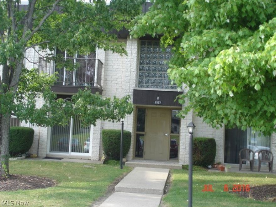 Why rent when you can own this 2 bedrm open floor plan Ranch Condo. Kitchen, bathrm, carpet & windows all updated 6 yrs. ago. All appliances stay including full size washer & dryer. Plenty of closet space w/closet systems. Also a linen closet & pantry. Walk out to your patio for a summer cookout (grills allowed), then a short walk to the pool & party room. Close to 71 & shopping. This condo has so much to offer!