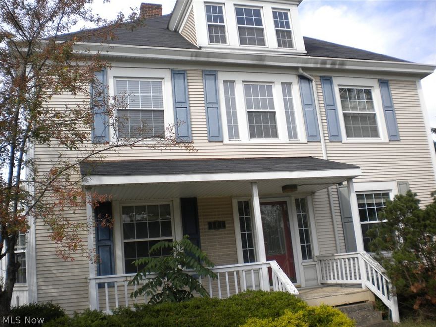 The first floor rental space consists of approx. 1280 sq. ft. and includes 4 large rooms, storage, restroom, kitchenette and attractive entry way. A beautiful staircase leads upstairs where there are an additional 4 large rooms, storage, and restroom. The upstairs is approx.1224 sq. ft. There is private on site parking and back and front entries and separate utility meters for up and downstairs. 
The whole parcel with 2 buildings is available for purchase for $149,000 with possible owner financing.  Possibilities are versatile for your needs.