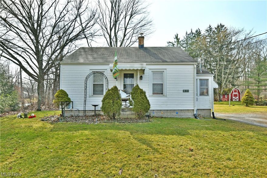 Investor Special with a Bonus!! This cozy two bedroom one bath cape cod sits high on the hill of this 1.13 acre corner lot. The property has a private treed lot and a private entrance to the 32x40 Garage located at the back of the property. Plenty of space for your RV or boat! Property is tenant occupied. Call and schedule your showing today.