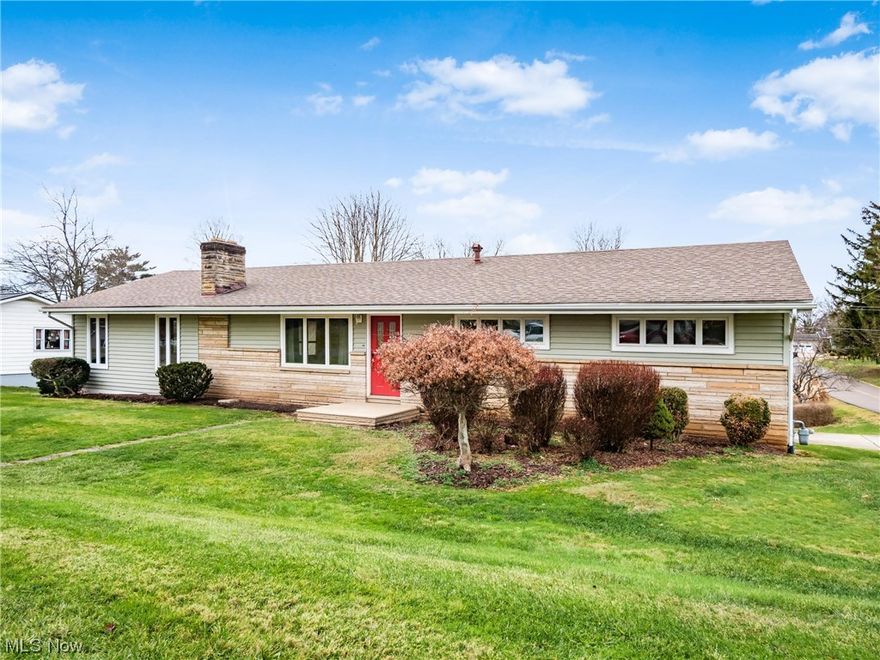 This ranch home offers a large living room with a fire place , hardwood floors that flows to the dinning room that goes out to the  deck,  the master bedroom offers a private bath , 2 more bedrooms and a second bath on the main floor,  three season room, basement with a walkout sliding doors, two car garage, large back yard, close to all the restaurants, shopping and hospital.