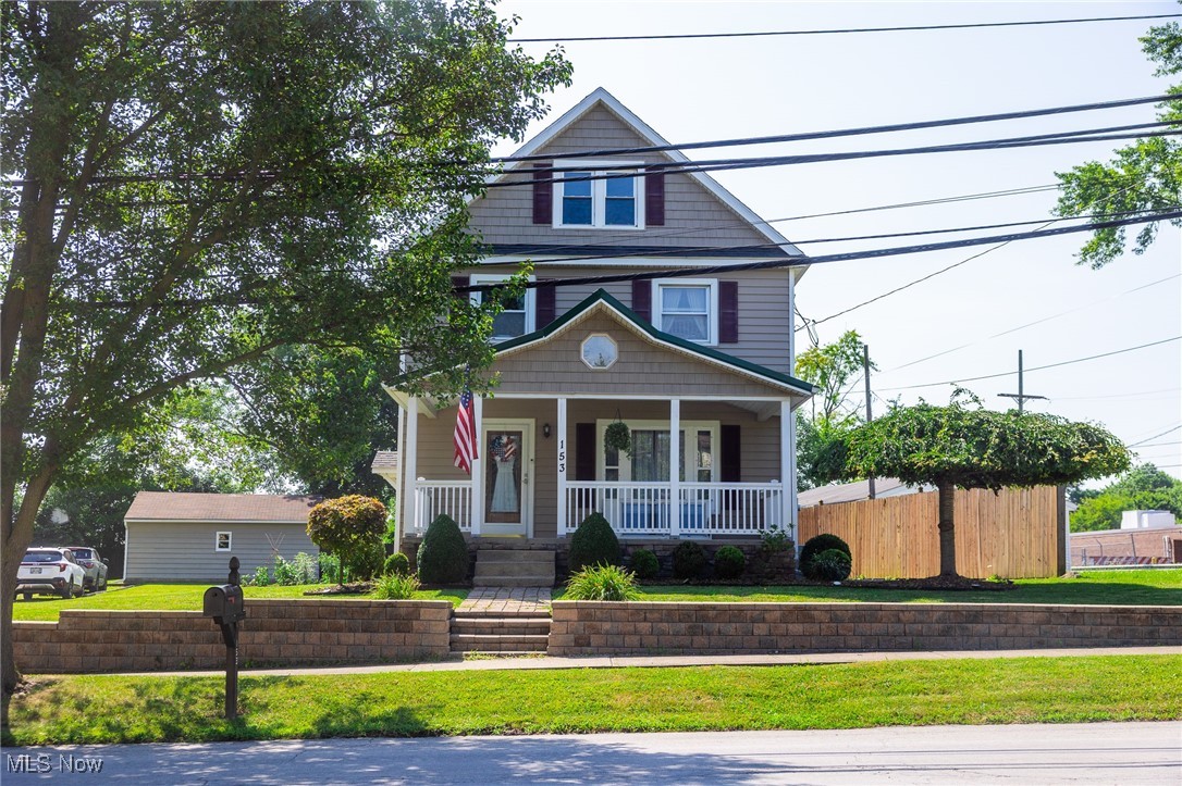 This inviting two-story single-family home blends timeless character with modern conveniences, nestled on a 0.27-acre lot in the peaceful small town of Creston. With 3 bedrooms, 1 full bathroom, and 1,351 square feet of comfortable living space, it’s the perfect retreat for families or first-time home buyers. Enjoy quiet mornings on the newly built front porch or host gatherings on the covered back deck. Inside, the main floor features a bright and updated kitchen, a spacious dining room, and a cozy living room—ideal for everyday living and entertaining. Upstairs, you’ll find all three bedrooms, a full bathroom, and the conveniently located laundry area, designed for functionality and ease. The home is equipped with newer natural gas forced-air heating and central air conditioning, ensuring year-round comfort. Additional features include beautiful oak woodwork, updated flooring, enhanced insulation, and modern finishes throughout. A detached 26' x 24' two-car garage provides ample space for storage or a workshop, and the backyard includes a patio area perfect for outdoor enjoyment. This move-in-ready gem is located close to local amenities—schedule your private tour today!