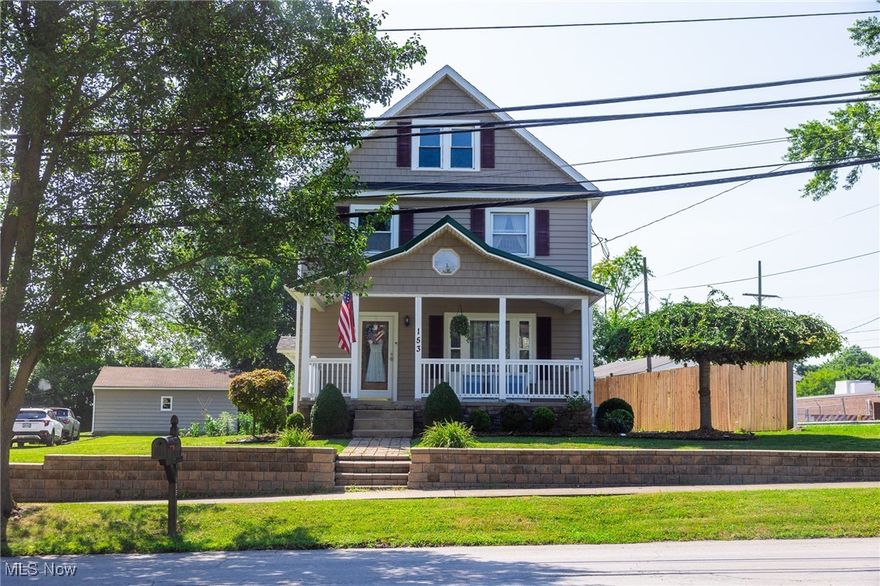 This inviting two-story single-family home blends timeless character with modern conveniences, nestled on a 0.27-acre lot in the peaceful small town of Creston. With 3 bedrooms, 1 full bathroom, and 1,351 square feet of comfortable living space, it’s the perfect retreat for families or first-time home buyers. Enjoy quiet mornings on the newly built front porch or host gatherings on the covered back deck. Inside, the main floor features a bright and updated kitchen, a spacious dining room, and a cozy living room—ideal for everyday living and entertaining. Upstairs, you’ll find all three bedrooms, a full bathroom, and the conveniently located laundry area, designed for functionality and ease. The home is equipped with newer natural gas forced-air heating and central air conditioning, ensuring year-round comfort. Additional features include beautiful oak woodwork, updated flooring, enhanced insulation, and modern finishes throughout. A detached 26' x 24' two-car garage provides ample space for storage or a workshop, and the backyard includes a patio area perfect for outdoor enjoyment. This move-in-ready gem is located close to local amenities—schedule your private tour today!
