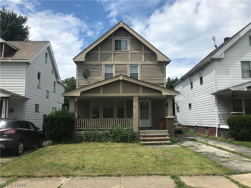*Wholesale Opportunity* 3 bedroom colonial located on Cleveland's Westside. Property is rented at $825 per month. Lease expires 7/31/2020.  Very clean well cared for interior of property, dial in on the pictures. Serious buyer's please, this can be a challenge to access. Do not approach tenants, no sign in yard. *Not Bank Owned*    Third floor is finished and HUGE!  Could be almost anything...  even divided and made into 2 additional bedrooms, with 2 closets.  Quality renovations since 2010 include: windows, furnace, carpet and vinyl flooring, bath, lighting, interior paint, plumbing, electrical, exterior doors,garage door and seal coated driveway.
