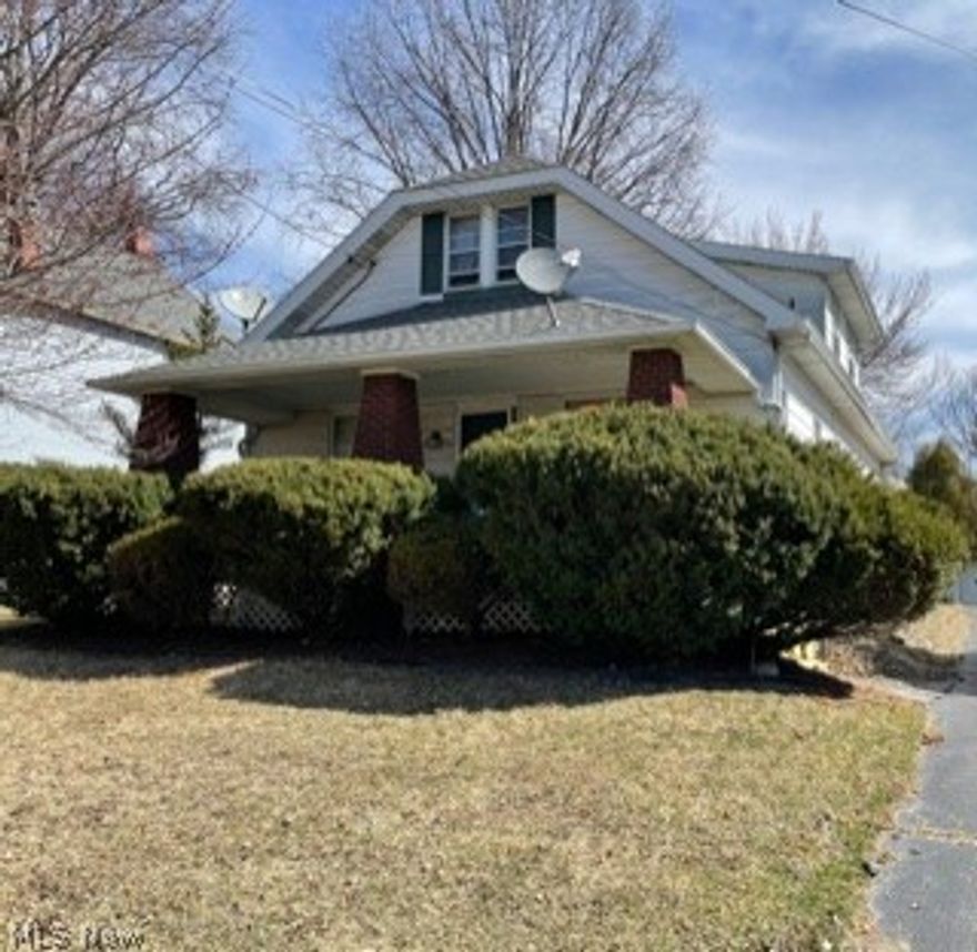 This is a rare opportunity for a savvy investor to make a great income producing property with some work. This is a bank REO, SOLD AS IS. There is a single family 2 bedroom home and a duplex with a first floor two bedroom unit and a one bedroom second floor unit on the same lot. Covered front porch on the duplex, duplex located in the front and single family in the rear of the lot. There is a full basement on each dwelling, laundry facilities in each basement. All units need work, and the utilities are not on.