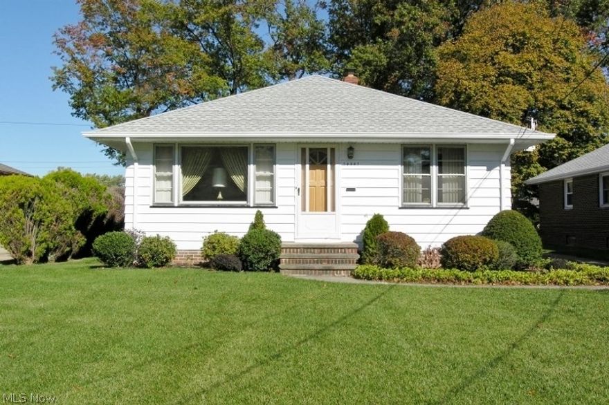 Pride of ownership shows in this well maintained in and out 3 bedroom ranch. Features 3 generous sized bedrooms. Large and easy to arrange living room w/ newer carpeting & window treatments. Kitchen is bright and cheerful w/ nice eating area, stove and refrigerator stay. Large basement is divided and ready for a rec. room 12x27. Other side has a separate laundry room w/ a stall shower,dryer and stove stay,plenty of storage in this basement.Home has central air,a two and a half car garage, exterior freshly painted. Point of sale has been done and is violation free. Be in for the holidays, immediate possession, show and sell, Easy to show.