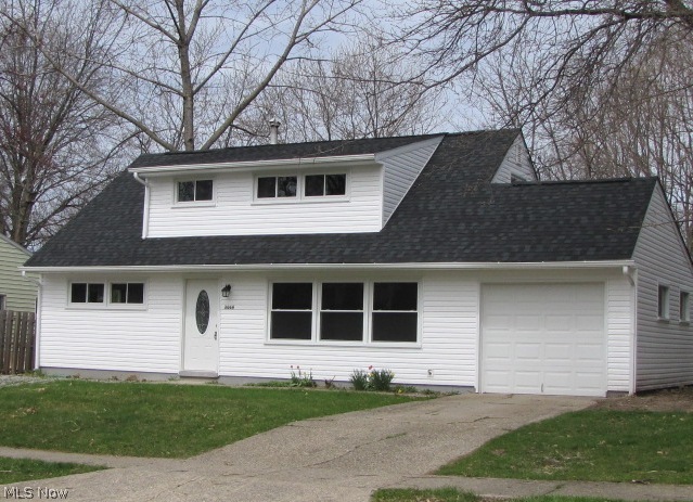 You will love everything about this beautiful completely renovated 4 BR, 1.5 bath home with 1st floor laundry. It's like a brand new house with tons of updates done between 2013-2014, they include: roof, siding, gutters & downspouts, windows, insulated steel doors, garage door & opener. The updates on the interior include: drywall, interior doors, baseboards & casings, furnace, central air, laundry facilities, plumbing, electric with fixtures. The modern kitchen offers maple cabinets & beautiful countertops, stainless sink, disposal, dishwasher, ceramic floor, & microwave, all of which has been updated. The full bath on 1st floor has ceramic floor, vanity with granite top, matching mirror & modern lights, toilet, tub, & fixtures. The huge master bedroom is on 2nd floor along with an updated half bath. Home also features freshly painted walls & new carpet throughout. The neutral colors will go well with your furniture. Private setting with very nice fenced-in backyard. Call today!