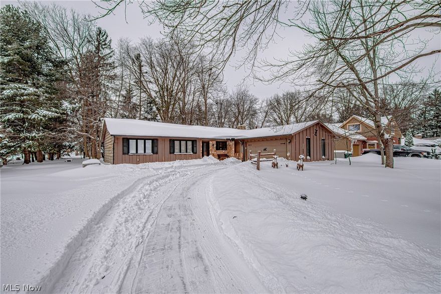 Welcome to one floor living in a park like setting! This home has 3 bedrooms and 2.5 baths. The bedrooms are spacious and the view from the living and dining room is peaceful. The primary bedroom has its own private full bathroom. The house has some newer flooring and a new H2o tank. The yard is almost 3/4 of an acre. The great room has a fireplace and the 2 car garage is attached. The kitchen has all appliances and it has a nice eat-in area. Make sure you schedule your showing ASAP!