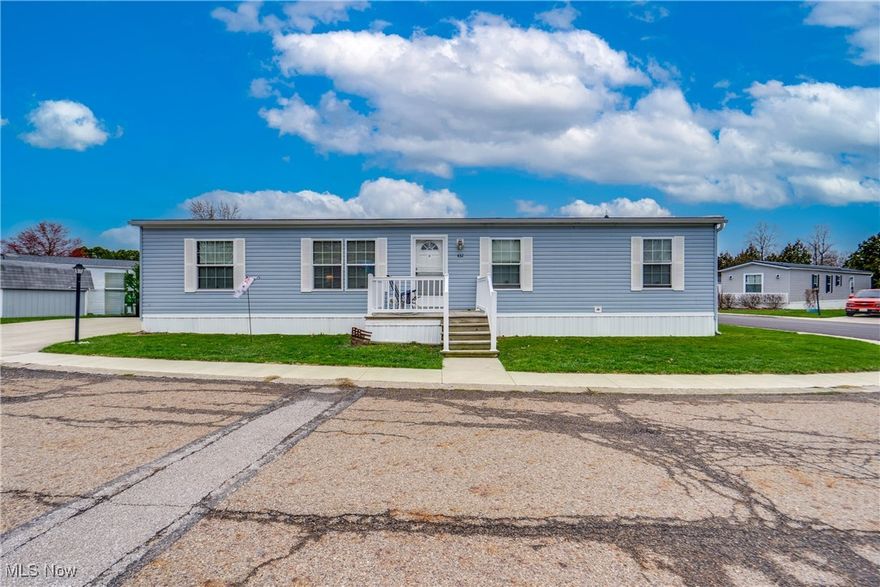 Are you looking first floor living? Look no further! Come check out this 2015 manufactured home with three beds and 2 full baths. Upon entering the home, you are met with the spacious living room that opens to the kitchen and dining area. The kitchen features vinyl flooring, laminate counters, and is open to the dining area. Off the dining area is an additional living room that can be used as an office or additional storage space. There are three bedrooms, all carpeted. Plus two full baths. Completing the home is the laundry room. Outside, you'll find a nicely sized paved driveway and a shed for outdoor storage. Don't miss your chance to see this wonderful home; schedule your showing today!