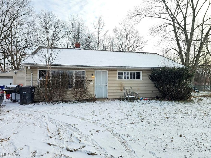 Opportunity Knocks on this 3 Bedroom, 1 Full Bath Ranch With Included Adjacent Parcel of Land!  Updates Include:  Vinyl Siding, Vinyl Replacment Windows Throughout, Tile Tub Surround, Newer Kitchen Cabinets and a Modern Electrical Panel.  Property is Currently Rented for $758 with tenant Fully Subsidized by CMHA on the Entire Payment.  Tenant Pays all Utilities & Owns All Appliances.  One Car Attached Garage Adds Convenience!  Master Bedroom is OVERSIZED and the House Features a Great Interior Layout.  Both Parcels Combine for Quite a Large Yard!  House is Ready to Become the Next Addition to your Rental Portfolio...Don't Miss Out!  Selling As-Is, Seller Will Make No Repairs.