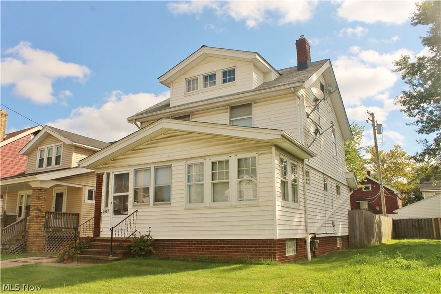 **Excellent Investment Opportunity** Well-Maintained by current owners for over 30 years with a ton of memories made* Home has a ton of potential including finishing off bedrooms #3 (full attic area) and #4 (lower level)!! Only 3 families have owned the home over the last 90 years* Originally built as a model home* Full fenced-in yard, 2 car garage, enclosed front porch with oak ceilings and electricity and enclosed back porch that leads to a nice sized patio* Solid home with most of the doors, baseboards, woodwork and flooring being solid oak* Curved doorways* Kitchen offers an abundance of wood cabinetry with complete appliance package, leads to the formal dining room featuring a gorgeous antique chandelier, built-in oak window seat with drawers below and lead glass dual china cabinets *Walk into the living room with the custom built-in gas working fireplace with glass doors and oak wrap around mantel, sitting area/bonus area (HDWD under carpeting in both LR/DR)* Master bedroom w/ HD