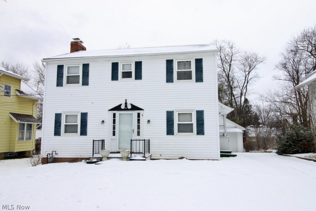 If you are looking for a spacious home with 4 bedrooms, here it is!! Great Investment Opportunity for a Rental Home. This one owner home has been in the family for many years. The front entry way boasts slate tile with an office off to the left of the foyer. To the back of the home is a generous sized living room that opens to the dining room. Both have hardwood flooring under the carpet. The living room has a large picture window overlooking the ample backyard. There is an enclosed porch off the dining room. The kitchen includes the gas range/oven and refrigerator. The second floor has 4 bedrooms all with hardwood flooring and a full bath with dual sink vanity. The 2nd floor hallway has hardwood flooring under the carpet. The home has vinyl siding and vinyl replacement windows. There is a 24x21 detached garage that offers lots of space for your vehicles. This home is being sold “as-is”. Transferring via Quit Claim Deed with No Warranties as to Title Issues.