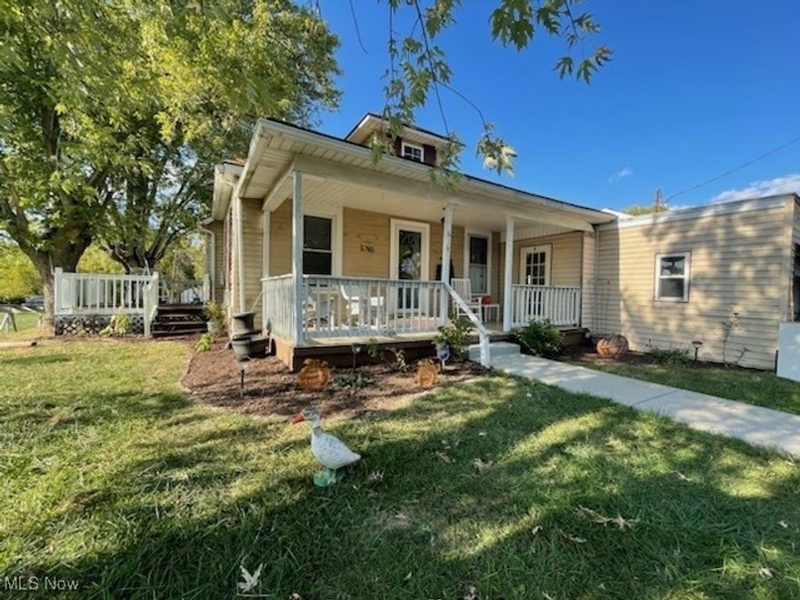 Discover the charm of this cozy ranch style home, perfectly positioned on a spacious corner lot. Boasting 3 bedrooms and a nicely sized bathroom, this property is perfect for anyone seeking comfort and practicality. The yard is beautifully maintained, offering a deck both on the side and back of home, plus a welcomed covered front porch to enjoy your morning coffee. This home is brimming with potential, providing ample room for personalization and upgrades to make it your own- all at an attractive price point. Whether you're staring fresh or downsizing, this ranch is ready to meet your needs with endless possibilities.