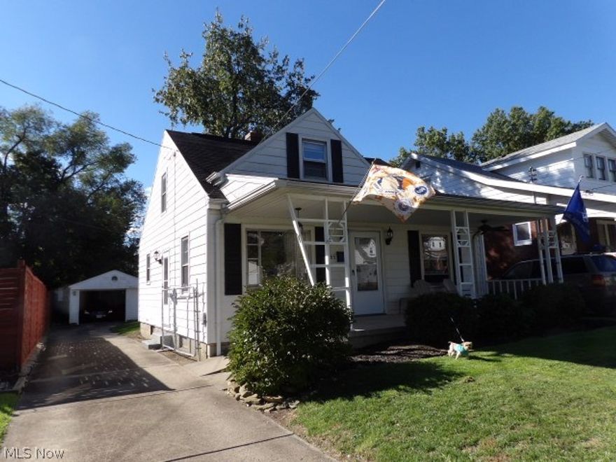 Beautiful 2 bedroom 1 bath home located in Boardman!! Hardwood floors through out, living room, eat-in kitchen with appliances provided and updated bathroom. Plus, full basement and 1 car detached garage. Monthly rent is $675.00 plus utilities. This will not last long.  Full deposit and first months rent required. No smoking or pets permitted. MUST SEE!