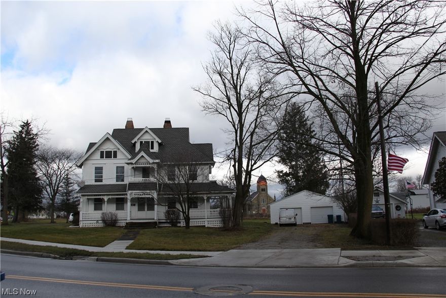 Own a piece of history!!! Whether you are looking for an investment property to add to your portfolio or a home for yourself, this is a one-of-a-kind opportunity! This Victorian beauty was built in 1891 and has multiple porches and a balcony. With over 3400 sq ft of living space and 1200 sq ft of garage space, you have room for everything you can imagine. Zoned commercial, you could leave it as a multifamily home or use it for a business. Perfect for multi-generational living, home business, or just as a rental property. There have been many updates and the roof was replaced in the past 10 years ( It is not slate, it is asphalt shingle made to LOOK like slate to keep the "Victorian look " of the property.) When fully rented the owner was receiving $2,800 a month in rents. Tenants pay their own utilities as they are all separately metered. 3 of the 6 bedrooms are huge and each unit has ample living space. The 1200 sq ft garage is split into 3 parts and the tenant does NOT have access.