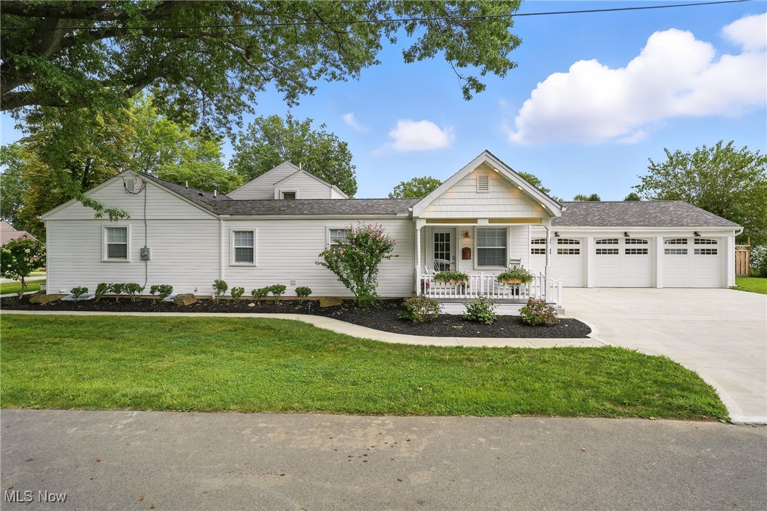 Welcome to a STUNNING, completely renovated home w/ an In-Law Suite designed for multigenerational living under one roof. Upgrades completed between 2024–2025 feature: 2 separate private entrances w/ their own porches, 2 separate Kitchens, Main Level Laundry in the In-Law Suite, a concrete driveway, a 20 X 13 private Courtyard w/ a custom 14 X 12 Pergola & Fire Pit, cement walkways surrounding the property, fenced-in yard, & professional landscaping. Renovations also include a Roof, Vinyl Siding, 73 X 30 Three-Car Garage w/ Skylights, Water, Electric, & a Half Bath, custom Lighting, & copper Mailboxes.
The In-Law Suite offers complete independence while still connected to the Main House. It includes a private Kitchen w/ Granite Countertops, Refrigerator (2023), & LG Stove, Microwave, Dishwasher (2024). The suite also has a Bedroom, luxurious Full Bath, Living Room w/ Electric Fireplace in the Main level & Laundry w/ Washer & Dryer (2024).
The Main House features 3 Beds & 2 Baths, including a spacious primary Bedroom w/ its own private Bath. The Kitchen is appointed w/ Granite Countertops & LG Appliances (2024). A Washer & Dryer (2024) are included, along w/ a bright Living Room accented by an Electric Fireplace. The Main House also includes an Extra Large Bay Window & Skylights placed throughout. Fresh Paint, Luxury Vinyl Flooring, plush Carpet, modern Lighting Fixtures, & fully reworked systems make this space move-in ready.
At closing, the owner will also provide 24 months of lawn care & leaf removal service free of charge, ensuring the property remains as impressive as the home itself. To make the move even easier, all Appliances, Televisions, & Electric Fireplaces will convey. For peace of mind, the seller is offering a 12-month Home Warranty Coverage at closing. This property is pre-inspected by a structural engineer 2 times. A MUST SEE home! The seller went above & beyond in redesigning the home to reflect the comfort, functionality, & luxury living.