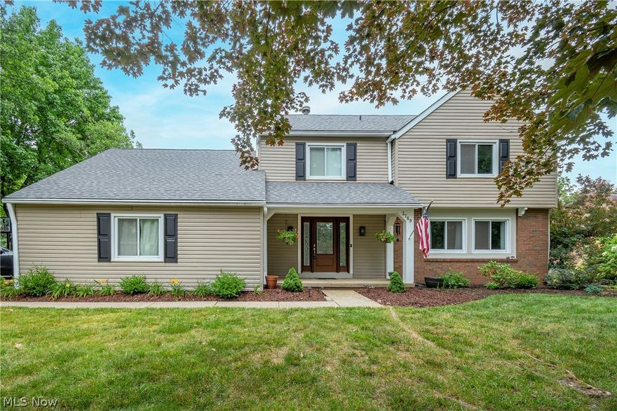 Welcome to 3789 Troon Drive! This stunning move-in ready four bedroom, 3 bathroom colonial has been completely renovated and will not last long! Find your culinary inspiration in this beautiful kitchen with brand new appliances, soft-close cabinetry, granite countertops, tile backsplash, and custom island. Sitting of the kitchen is a cozy family room boasting a stone fireplace surrounded with custom built-in shelving and barn beam mantle. New luxury vinyl plank flooring throughout main level and new carpeting throughout upper level. Brand new lighting, door handles, and hinges throughout home. All bathrooms completely remodeled with new flooring, hardware, toilets, vanities, showers, and more! Your basement offers a large rec room, office space, and bar. Beautiful backyard with custom landscaping, 2021 hot tub, electric dog fence, and new retaining wall with gravel walk/play area. Roof 2019. Siding 2020. Don't miss your opportunity to own this home! Schedule your private viewing today!