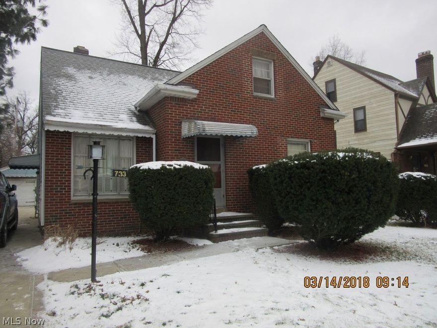 Brick/vinyl cape cod w/ newer roof! Nice sized living room w/ hardwood floors! Eat in kitchen w/ ceramic tile and updated countertops! 2 bedrooms w/ wood floors and updated main bath! Huge knotty pine dormer w/ notty pine hardwood flooring and tons of storage! A bedroom addition was added when previously purchased! Partially finished waterproofed basement! Newer furnace, ca, and hot water tank!