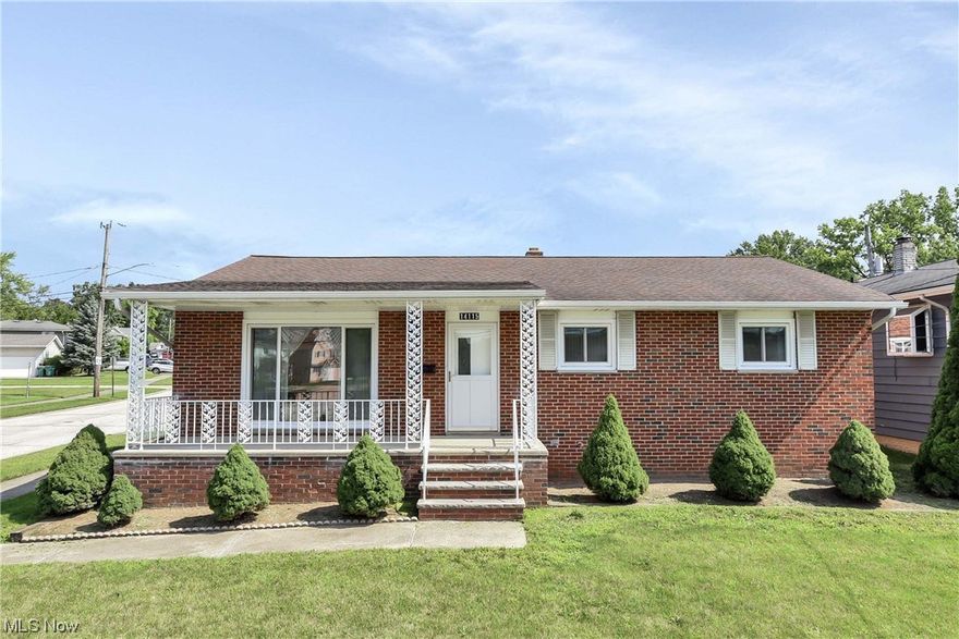 Welcome to this sprawling all brick ranch in Maple Hts. This home features 3 bedrooms, 2 1/2 baths and a 3 car attached garage. First thing you'll notice as you pull in is the well maintained landscaping and 3 car wide newer cement driveway. As you enter through the front door you're greeted by a large living room with vaulted ceilings. The picture window allows for an abundance of natural light to illuminate this open space. The open floor plan flows nicely into the dining room and kitchen area. The kitchen features plenty of counter and cabinet space for any foody. Down the hall you will find all 3 bedrooms. The master bedroom is spacious and comes with it's own half bath. The remaining 2 bedrooms in the hallway are complemented with a full bath that is easily accessible. The fully finished basement includes a full bath also. This space is perfect for a children's playroom, office, gym or an extra family room. The options are limitless. The 3 car garage is perfect for any mechanic or