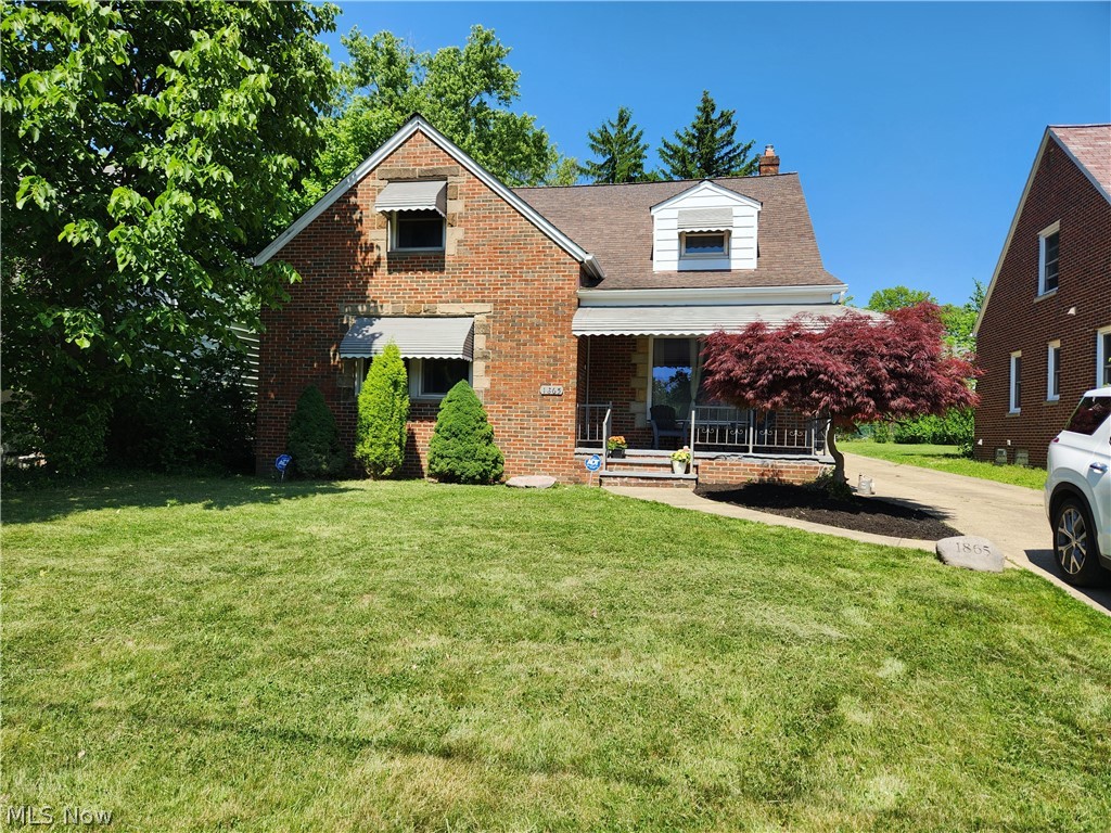 Beautifully maintained cape-style home set in Euclid. Over 1600sqft of above grade living space, and additional living space in the finished basement (half fully finished, half utility/laundry/toilet & shower stall). Second level features a Master Suite with 2 walk-in closets, a full, updated bathroom, ample space for an in-home office area, and also a perfect nook to turn into your quiet reading area for your favorite book! The main floor features an updated kitchen (appliances to stay) with a breakfast bar, a dining room with a sliding glass door for easy access to a large deck and backyard, two more bedrooms, a full, updated bathroom, and a large family room. Access from the front door leads to a foyer with a coat closet. Walking up to this house the first thing you'll notice is the well cared for lawn & landscaping, then a covered front porch to relax on while the sun sets. A long cement driveway along the side of the house opens up to a large pad for additional parking as well as a detached, 2+ car garage. And you'll notice right away the large deck off of the back of the house that is perfect for entertaining or just a quiet area to relax. Further in the backyard is a chain-link fenced off area that is perfect for some playground equipment or some roaming area for your pet. This house also features a brand new whole house A/C system installed in May 2024 as well as a brand new hot water tank. Come see this beautiful home set in a peaceful, side-walked neighborhood. 1-year home warranty, Euclid schools. FHA/VA/Conventional welcome. (seller will be taking with them the clothes washer & dryer as well as the downstairs refrigerator)