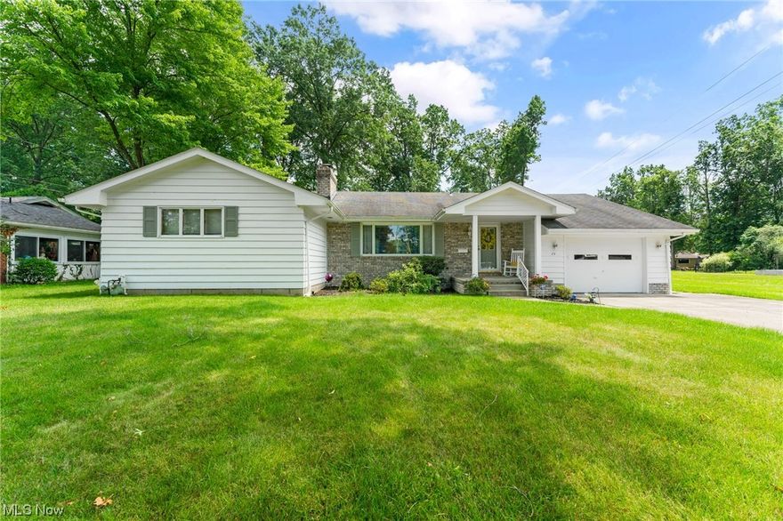 Move-In Ready Ranch near Lake Newport in Mill Creek Park. Boardman Schools. Updated flooring and paint throughout. Partially finished basement with workroom and pool table that stays. Newer appliances, furnace, AC. Nature stone flooring in attached garage. Everything has been done all you have to do is unpack. Ask your REALTOR for a full list of updates and schedule your showing before it's gone!