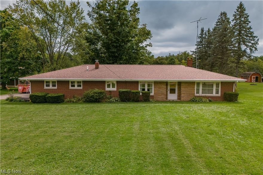 Open Floor Plan Ranch style.  Very neat and clean - Move in ready!  Large Kitchen open to dining room - open to Living room with wood burner.  Lots of storage, counter space and more!  Beautiful 1st floor laundry.  3 beds, 2 baths.  2 car attached garage. Wonderful yard with shed. SOME HARD WOOD FLOORS. Mower stays. Country living at its best.. Hurry take a look will not last.
All sizes, ages and square footage is estimated.