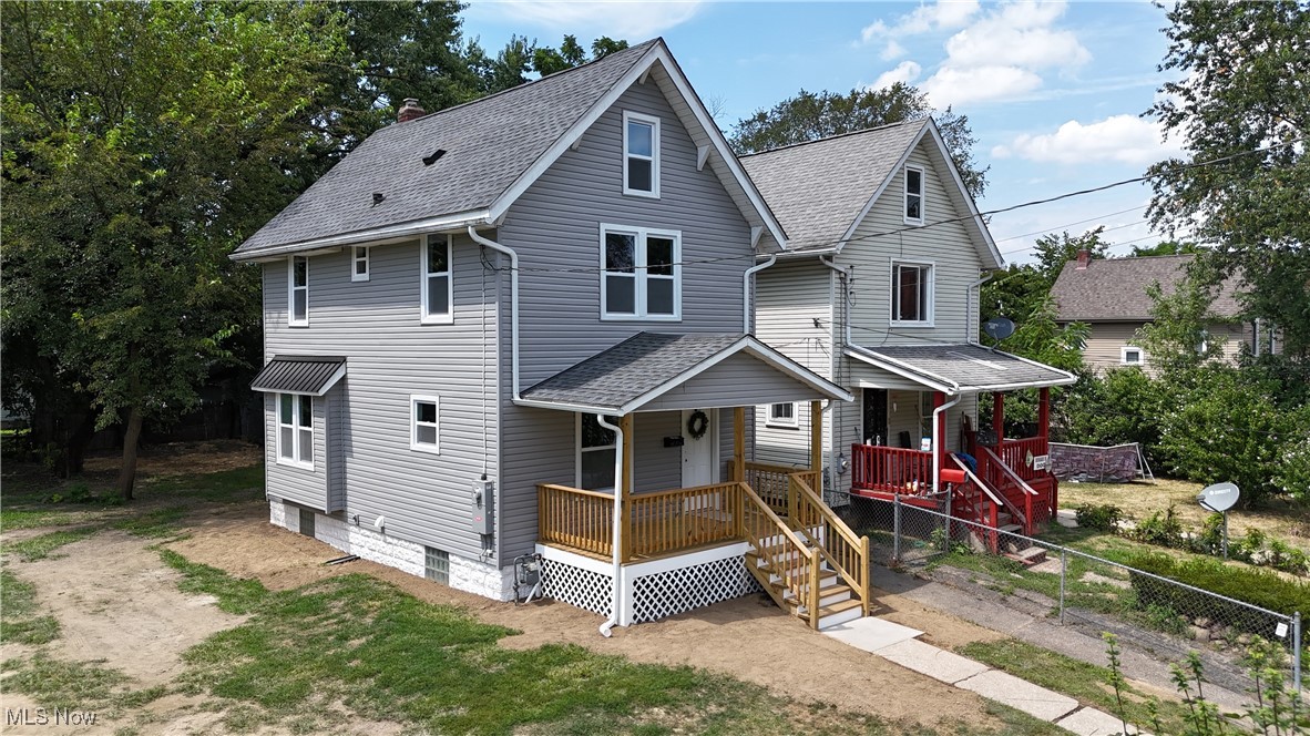 WOW! Everything has been done!! 1270 Moore Street is in MOVE IN condition. NEW IN 2025: Vinyl Siding, Roof, Gutters/Downspouts, Windows, Glass Block Windows, Sump Pump, Electric Meter and Service Entrance Cable, All Interior Electrical Cables/Outlets/Switches, New porches-Front and Back, Light Fixtures, Smoke and Carbon Monoxide Detectors, Kitchen Appliances, Flooring throughout, Hot Water Heater, Furnace, all Plumbing Lines/Fixtures, New Kitchen and Bathroom. Two bedrooms on the 2nd floor and 2 more bedrooms on the 3rd floor. Large unfinished basement can be used for additional living space. Call your REALTOR today for your private showing!