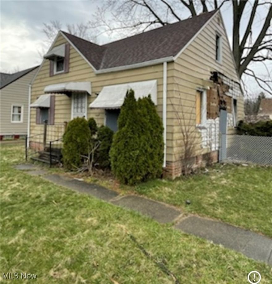 As is sale. Completely demoed. Buyer will assume all violations.