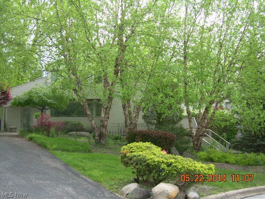 If modern contemporary is your style you'll love this one, open spaces, unusual angles, unique configurations, lots of natural light and outdoor living space, and the Chagrin River is in your back yard.  You'll need to make repairs and update the decor as this is an AS-IS sale and the seller will make no repairs.  This property is subject to auction terms that require all new offers and counter offers to be submitted through www.HomeSearch.com  Please visit the website for bidding instructions as well as terms and conditions of the sale.