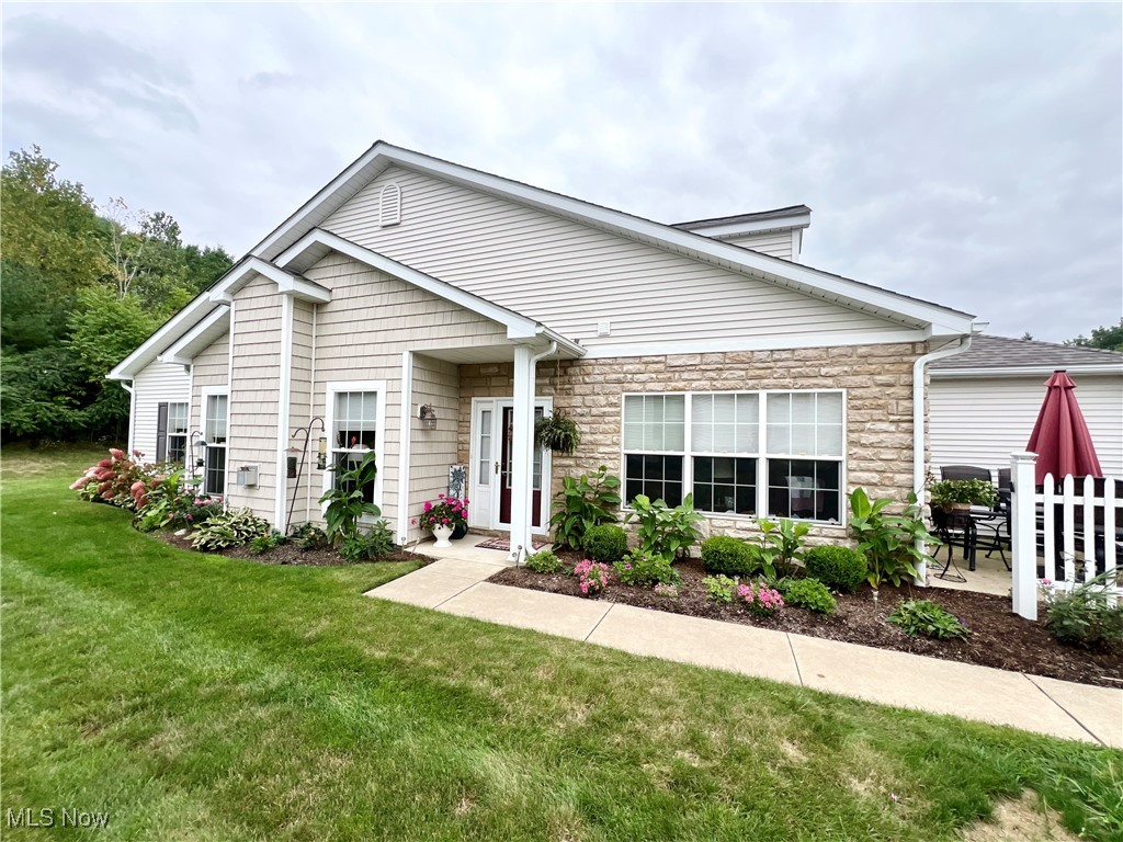 Welcome home to this beautiful and well-maintained custom 2 bedroom 2 full bathroom condo with a finished bonus room on the upper level great for an office, storage, or possible 3rd bedroom. This condo is located in the Forest Trail Condominiums in Jackson Twp. and school district. The spacious condo features an open-concept main living area with vaulted ceilings, ceiling fans, freshly painted, new wood flooring throughout, and a fireplace. The kitchen includes brand new quartz countertops, tile backsplash, and stainless steel appliances that will convey with the home. There is a private living room area with vaulted ceilings, a built-in bookcase, and sliding doors that lead to your cement patio. The bedrooms are on the opposite side of the condo consisting of a large master ensuite with an oversized walk-in closet and the 2nd bedroom and full bathroom. Plenty of large closets and a pantry for your storage
needs as well. This one is a must-see! Give me or your favorite realtor a call to set up a showing.