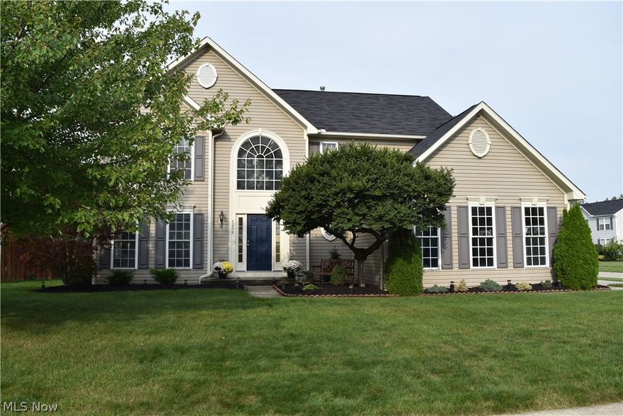 Beautiful Colonial home located in desirable Camden Ridge.  This home features an expansive kitchen that opens up to the family room with fireplace, first-floor laundry, attached two-car garage, and guest powder room.  The formal living & dining room will be a perfect gathering place for your family this holiday season.  The two-story foyer leads upstairs to the large master suite with walk-in closet, and private bathroom with heated floors.  The backyard is beautifully landscaped and has a tree-lined privacy fence, simply imagine yourself relaxing on the stamped patio while bird-watching.  You're invited to make this house your home!