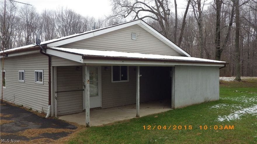 Great little get away from the hustle and bustle of life. Come out to the country and relax on your own partially wooded lot..... 
"BANK OWNED FORECLOSURE" NOT a short sale" "Easy, quick purchase process."