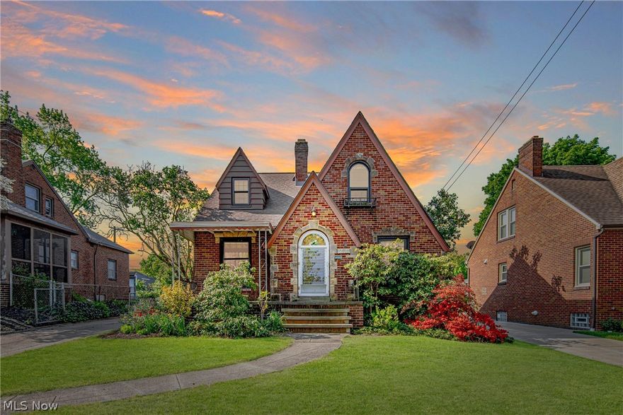 ***Multiple offers. Seller is asking for highest and best offers by Monday 6/6/22 at 5:00pm.***Welcome to this beautiful West Park brick bungalow!  This home has been so well maintained on the inside and out, you will notice from the minute you pull in.  Walk right into a large foyer and the spacious living room with hardwood floors throughout.  The dining room has built ins and lead lined windows.  The kitchen features cherry Kraftmaid cabinets, and tons of storage.  You will find two bedrooms, one with access to the screened in porch, and a full bath on the first floor.  Moving upstairs, you have 2 more bedrooms, and another full bath.  The basement is one of a kind with hardwood floors and a fireplace on the finished side, and a huge storage workshop area on the other side.  The basement has a functioning half bath, but the shower insert is available to be installed to upgrade to a complete full bath as well as a full working kitchen.  The backyard is well landscaped and ready for s