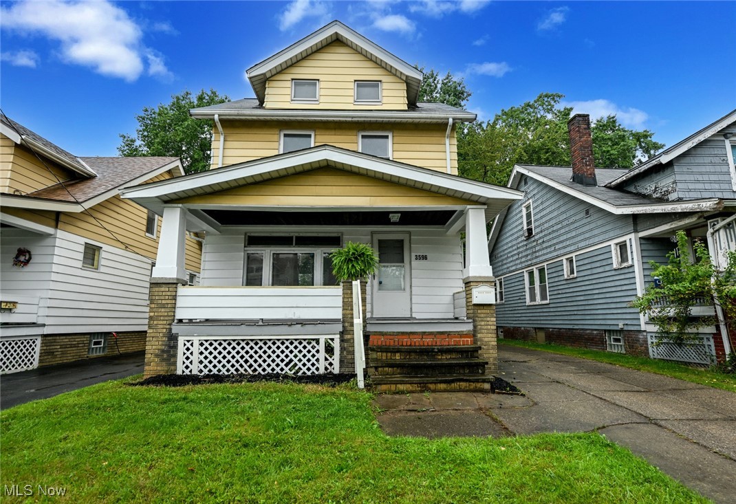 This freshly renovated 3-bedroom, 1-bath home blends modern updates with classic charm. Gorgeous hardwood floors on the first level, complemented by built-in cabinetry off the dining room. The kitchen shines with granite countertops, stainless steel appliances, and fresh finishes throughout. Upstairs, you’ll love the brand-new carpet on the second and third floors, with finished hardwood floors beneath the second-floor carpet for those who prefer a timeless touch. The finished third-floor bedroom features added insulation, ductwork, and AC ventilation (2022). The basement offers extra space for relaxing, a home office, or a workout area, and also houses the laundry for added convenience. Recent updates include newer windows, fresh paint, a smart thermostat, and updated utilities... with the furnace/AC and hot water tank replaced in 2022. 1-car garage. This move-in ready home is the perfect blend of style, efficiency, and function. Don’t miss the chance to make it yours!