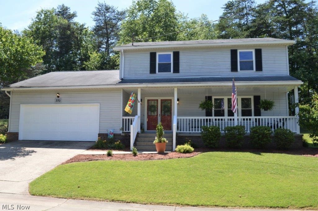 When you hear “this is a must-see”, this is truly it in Northwood Villa! From the time you step inside, you will feel at home. The main Floor consists of an open concept family room, with gas logs, glass doors leading to the backyard and the kitchen has ample counter space, pantry, and laundry, all with vinyl plank flooring. From the kitchen you enter the formal dining room, currently being used as an office. Then you move to the formal living room, which is also accessed from the front entry. Also on the main floor is a powder room. Now venture upstairs, which you will find 3 good size bedrooms, full hall bath and of course the Main bedroom with its own private updated bath. The home has all new carpet (installed June 2021), a newer hot water tank, gas line ran to every appliance. The backyard is your own park-like setting. Deck, partially fenced yard, storage shed and nestled in the trees a firepit. Or sit on the front porch and enjoy your mornings. All room sizes, square