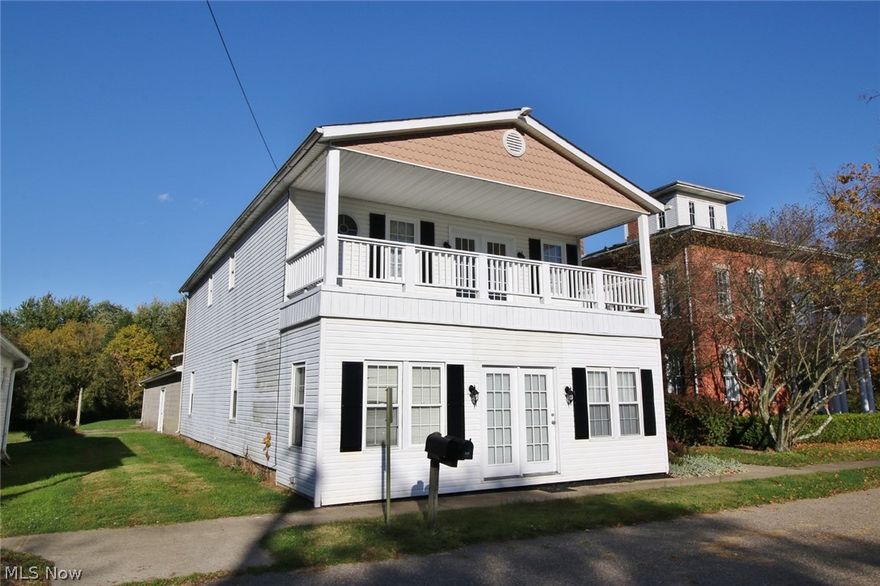 Located in the charming Village of Dresden, this 2 story home offers 8 Bedrooms and 7 1/2 baths.  Seven of the bedrooms have private baths.  In addition to over 2200 square feet, this home offers an indoor swimming pool and rec room.  Many updates including new roof on pool area.  Don't miss this unique property in Tri-Valley School district.