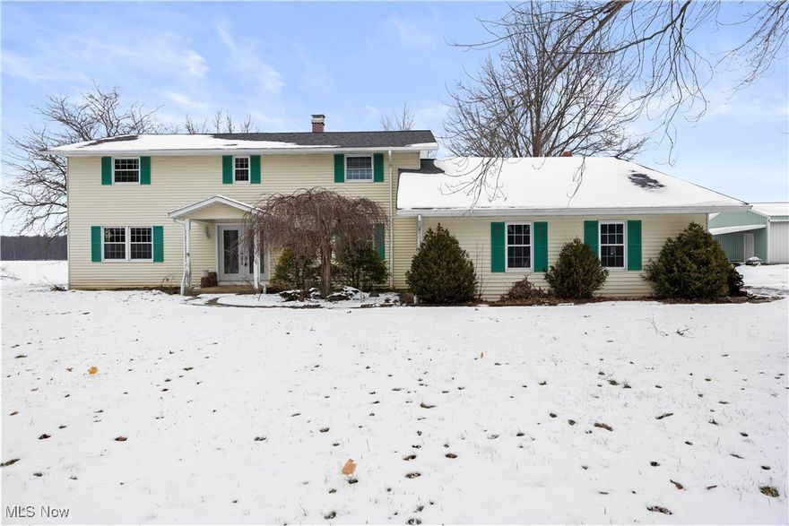Built in 1979, this 3000sqft colonial home features many of its original details AND offers plenty of opportunity to make this home your own. Set on a 1.35-acre lot, the property has so much room to spread out both inside and outdoors. The traditional layout includes five bedrooms, 2.5 bathrooms, and a partially finished basement that is looking for its final touches.

The kitchen and bathrooms include granite countertops, and the basement is equipped with a jacuzzi tub and shower. The roof and furnace are less than four years old, and the property also includes an attached three-car garage plus a pole barn, offering a variety of potential uses. 

The living room has a wood burning stove and access to the enclosed patio. The kitchen offers space to have a dining area in addition to the formal dining room. For someone looking for a spacious home with room to personalize, this property provides a great opportunity to bring new ideas to an already well-loved space.