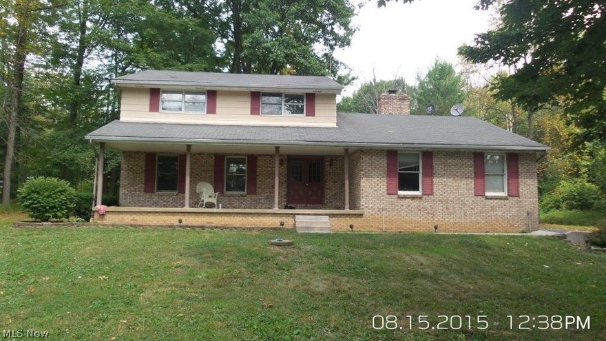 Two story home priced right!  Some TLC needed and this one is ready to go! Three bedrooms with a full bathroom upstairs.  Half bath downstairs. Property being sold as is.