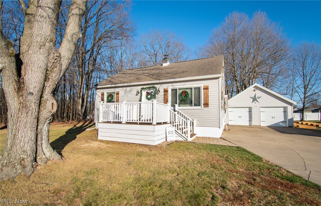 Awesome 3 Bedroom 1 & 1/2 Bath home with a 24 x 32 Heated Garage & a 20 x 20 Garage. Home Features Include: Large Kitchen with Breakfast Area, Huge Living Room, First Floor Bedroom, & Full Bath. Second Floor offers 2 Large Bedrooms & 1/2 Bath. Lower Level features a Huge Family Room. Back Sun Room has a Pellet Stove and Heated Concrete Floor. Updates: New Furnace - 2009, New AC - 2009, New Roof - 2011, Sun Room Windows - 2009, Basement Waterproofing plus New Sump Pump -​​‌​​​​‌​‌​​​‌‌​​​‌‌‌​​‌​​‌‌​​​​ 2021.