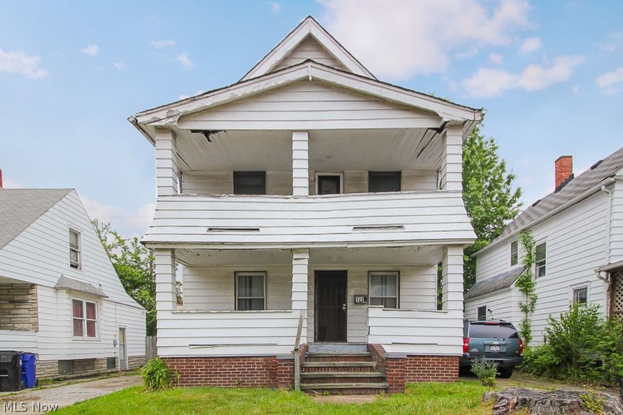 Tenant occupied investment property. 2-family home with 2 bedrooms 1 bath and covered front per unit, full basement. Owner is selling as-is and won't be making any repairs.
