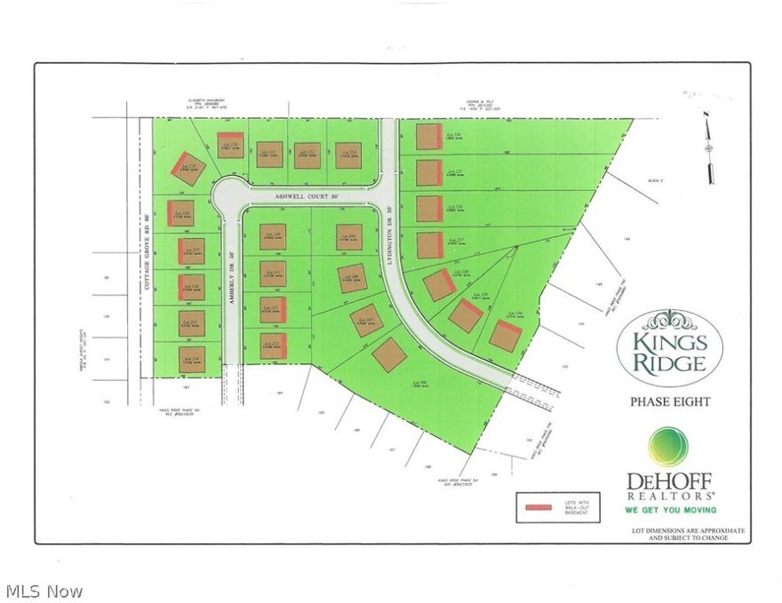 Beautiful Kings Ridge in the wonderful City of Green. Hospitals, retail, restaurants, parks, expressway access just minutes away. Final phase now open. Contact agents for covenants and building restrictions. A special community to call home!