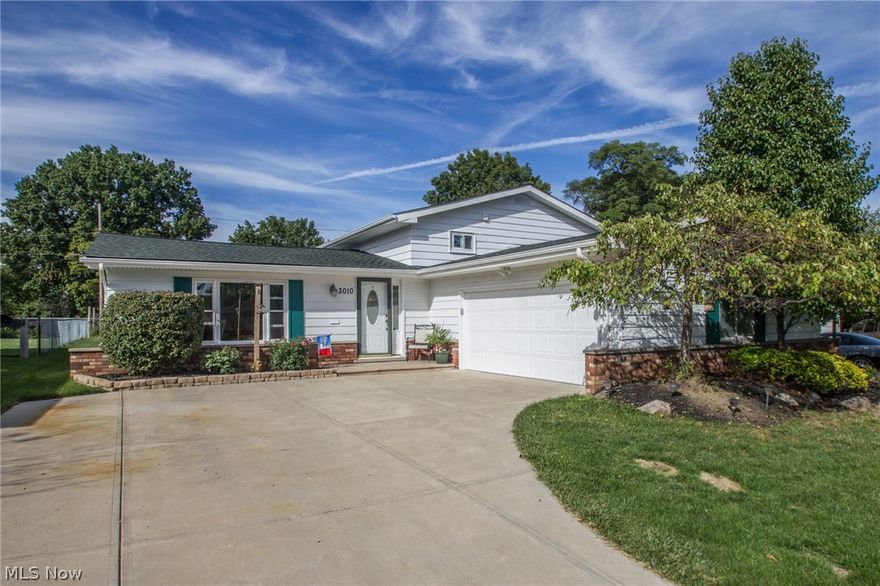 Charming 3 bedroom, one and a half bath split level in Parma on a cul de sac street. Enter the foyer to open living room, dining room combo with great views of the backyard. The updated, eat in kitchen boasts newer stainless steel appliances. Upstairs, you will find three bedrooms with wood floors and a good closet space. The master bedroom has access to a full bathroom, complete with double bowl vanity, making mornings a little easier! Want to settle in for the game? Retire to the lower level and relax in the family room with its own half bath! The private utility room, has a newer hot water tank (2015) and can be used as an office or for extra storage with access to the large backyard. Entertain on the covered, stamped patio, overlooking a great size yard and an above ground pool. This great value also comes a new roof and gutters (2012),  lifetime warranty on waterproofing (Ohio State) transferable to you when you buy and a home warranty! With all the comforts and character this home has to offer, you will want to make it your own! Schedule your showing today!