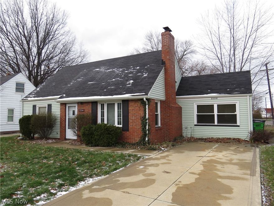 Cute Bungalow with Fenced-In Backyard! 4 bedrooms, 1 bath. Corner lot with 1 car detached garage and 2 driveways. First floor has large living room with fireplace, updated eat-in kitchen with new stove and dishwasher, family room with bar and laundry area. 2 bedrooms and updated full bathroom on 1st floor. 2nd floor has 2 more bedrooms and storage area. Backyard has chainlink fence. Home has newer carpet as well.