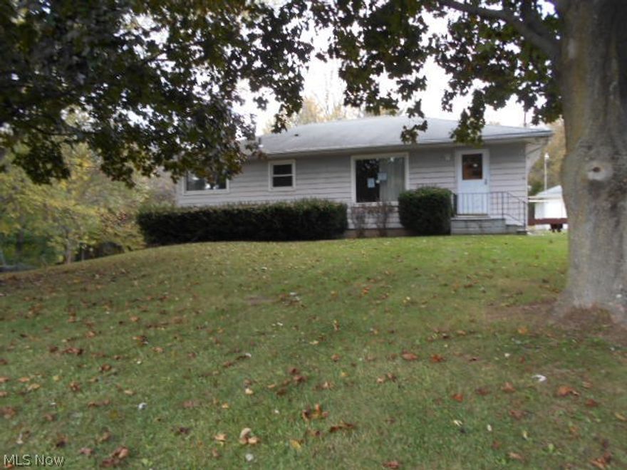 Great 3 bedroom ranch home on almost 2 acres.  Large, private back yard with wooded views.  Hardwood floors in the bedrooms.  Priced to sell! To be sold AS IS. Buyer responsible for due diligence inquiry of all property information. Room sizes are approximate and not guaranteed. Condition of any appliances are not warranted.  Closing agent of Buyers choice.  FHA Financing subject to FHA Appraisal (IE - Insured Escrow *Repair Escrow $4,200)