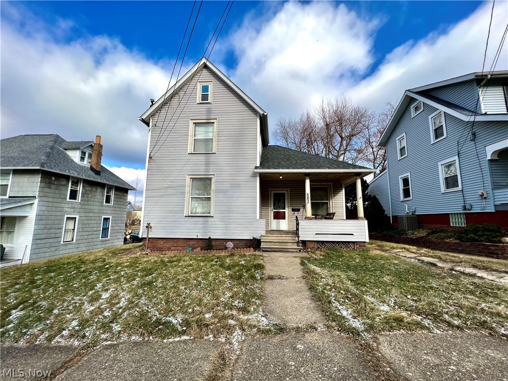 This two bedroom, one bath home has lots pf potential and is ready to be yours. The dining room opens to the nicely sized living room which connects to the spacious kitchen. Newly renovated bath in 2018. The roof was done in 2014. New hot water tank in 2021. This home is conveniently located to schools, highways and shopping centers. Come take a look today and make this home yours !