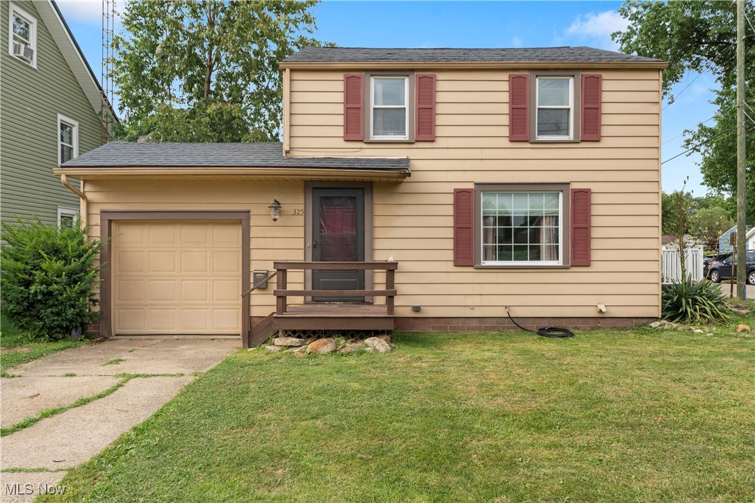 Love where you live, this charming home is situated on a desirable corner lot in a quiet neighborhood! This inviting property is ready for a new owner and features two cozy bedrooms and a full bath, making it perfect for comfortable living. You'll appreciate the generous closet spaces that offer plenty of storage. The main level showcases a spacious living room that seamlessly connects to the dining room, creating an open and welcoming atmosphere. The kitchen offers great countertop space and all the appliances to stay. Step through the glass door in the dining room to your delightful deck, where you can relax and enjoy outdoor moments. This home combines convenience and charm, making it a great opportunity. Updates/ Upgrades to include: Roof 2020, Central Air 2025, windows and sliding glass door 2020, and Refrigerator 2025.