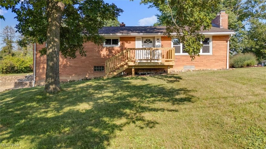 Discover your forever home in this beautifully renovated brick ranch in the desirable Canton South school district! Step into a bright, airy kitchen, completely remodeled with soft-close cabinetry, sleek granite countertops, and a stylish herringbone tile backsplash. The eat-in area flows seamlessly to a private back deck, perfect for morning coffee or evening gatherings. The main level boasts a cozy family room with a fireplace, two spacious bedrooms, a brand-new full bathroom, and a luxurious master suite with its own updated bathroom. Downstairs, the finished lower level shines with a recreation room featuring new cam lights, a second fireplace, ample storage, and a convenient laundry area. The two-car garage adds practicality, while the backyard shed conveys for extra storage. Freshly painted with new windows, updated flooring, a new roof, and a lifetime basement warranty, this home is move-in ready and built to last. Don’t miss your chance to own this meticulously updated gem—schedule a showing today and fall in love!