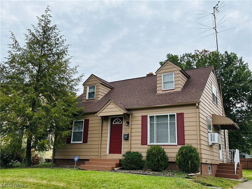 Wow! As soon as you step in you will want to call it your own. Inside, you will love the spacious living room with loads of natural night & beautifully refinished hardwood floors. There is a large eat-in kitchen with all the appliances. Two large bedrooms with ample closet space and a remodeled 1st floor bathroom complete the main level. The bathroom is simply gorgeous! Upstairs, you will find a nice sized landing, which could be an office or reading nook that leads to a huge bedroom. There are several closets & plenty of attic storage space on the second floor. The backyard is partially fenced in and features a large storage shed with a loft. Updates include: freshly painted interior and exterior (2023), roof (2017), bathroom (2012), refinished hardwood floors, newer vinyl flooring, some new vinyl windows, & storage shed (2012). A real gem!